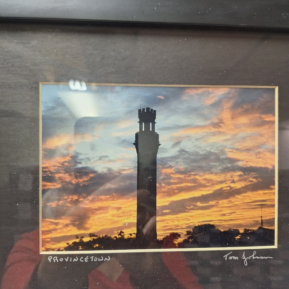 Signed By Tom Johnson "PHOTO Of  "Provincetown"  Framed,Matted,Signed
